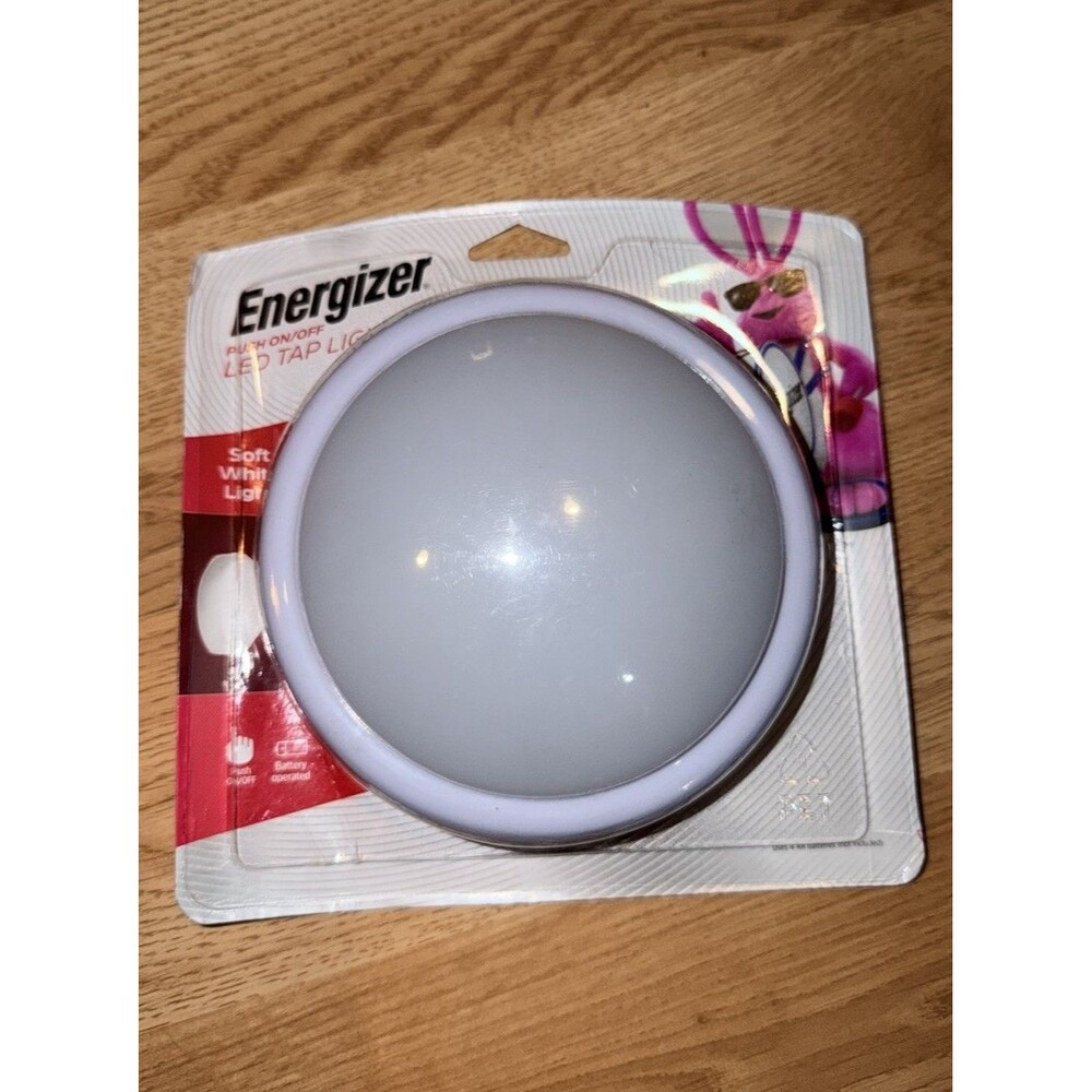 Energizer LED Tap Light Soft White Battery Operated Portable Wireless